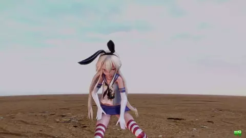 Shimakaze - Kamippoi Na (C ver.) [MMD R15] Delor