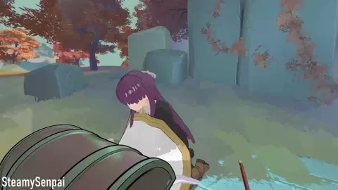 [SteamySenpai] Fern Frees Frieren From A Mimic Figure [Music]
