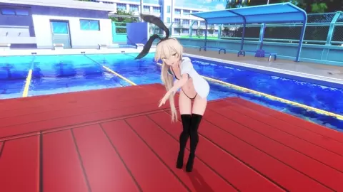 Shimakaze - Deep Blue Town [MMD R15] Astralumina