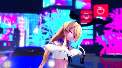 Shimakaze - Mad Lovers [MMD R15] Hamselvish