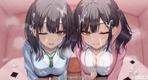 Mesugaki Twins Want to Make You Cum! (Engsub)