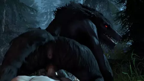 Feral Wifwolf in heat『AlphaWolf77』