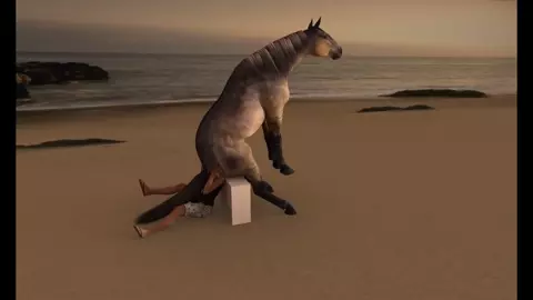 Mare vs man by big_d