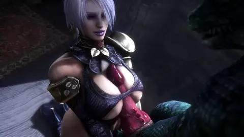 Ivy Valentine Lizard Clothed titfuck 2