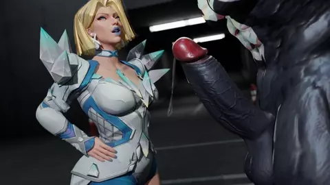 Diamond Grip Emma’s Thighs vs the Symbiote[ Bewyx][4k 60fps]