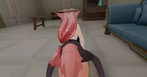 Yae Miko x Mirror maiden futa