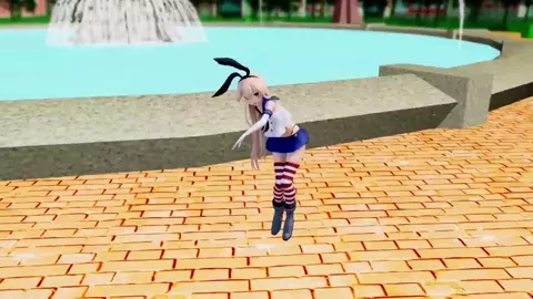Shimakaze - Deep Blue Town [MMD R15] Altwfc