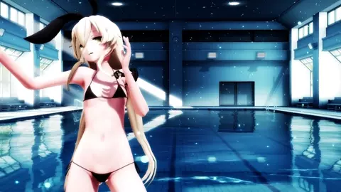 Shimakaze - Syzygy [MMD R15] Gib
