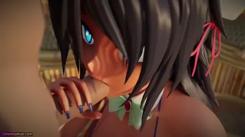 Peachy Beach Pt 2,Hibiki Wolf Maid serves the menu!
