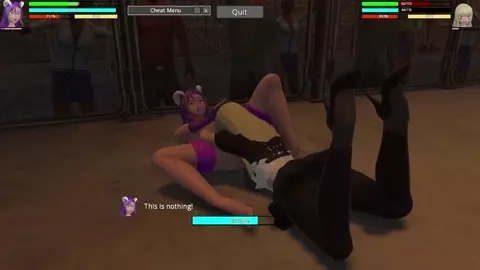 HRSL: Featherine vs Roxxane Street Fight