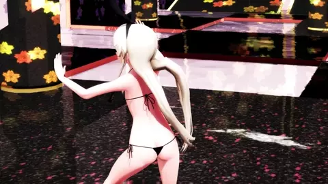 Shimakaze - Negaiboshi [MMD R15] Gib