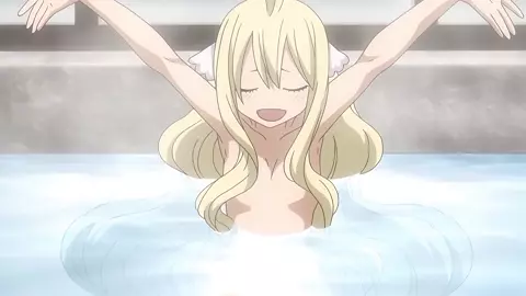 Fairy Tail nude bath in English!