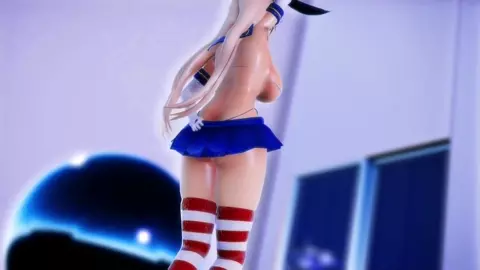 Adult Shimakaze - Destination Calabria [MMD R15] Yatsuya