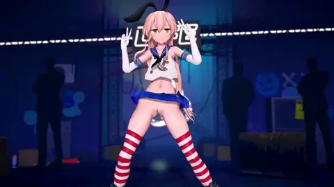 Shimakaze - Ghost Dance (ver. 2) [MMD R18] GenesisMMD