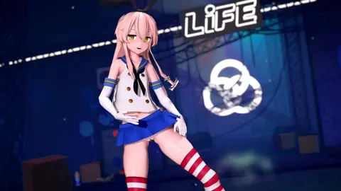 Shimakaze - Gishinanki [MMD R18] GenesisMMD