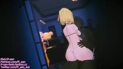 Android 18 NTR Blacked Version preview
