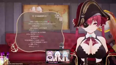 Marine Houshou【Live stream】Vtuber  Shrt Vers