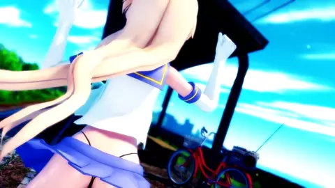 Shimakaze - Booo [MMD R15] Hamselvish