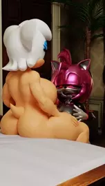 Rouge and Robot Amy