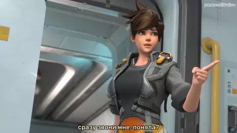[Rus Sub] Mercy interrogates prisoner with a powerful strategy