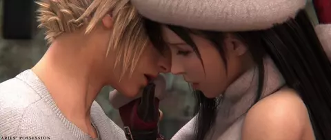 Tifa & Cloud: Holiday Oral Sex