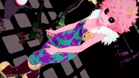 [TrestleSky] - GBS 02 - BADKIZ Come Closer Sex+Dance - BNHA (Not)Girls FUTA ALT