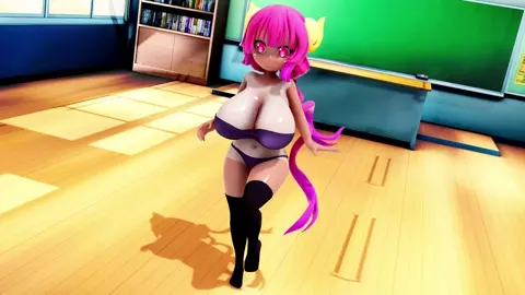 Ilulu Walking Rhythmically Strip version - Lewdsmare MMD
