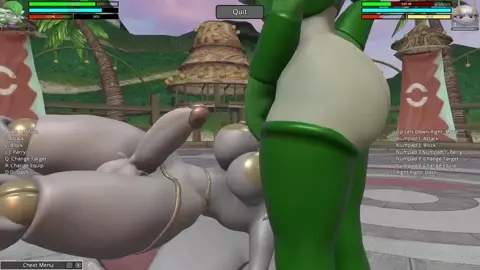 Gardevoir dominates Pheromosa! Heroine Rumble 2 Pokemon Futa X Futa