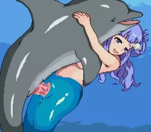 Dolphin and Mermaid