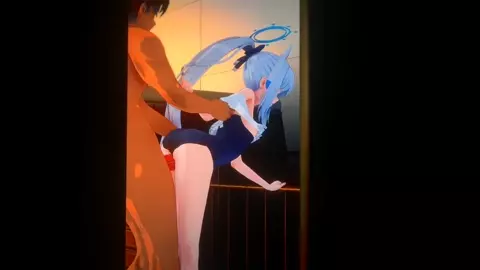 Blue Archive fuck the rabbit slut Miyako