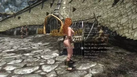 Sexy Dovakhin Banged By A Orc