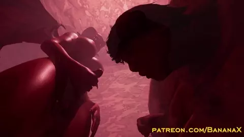 Two succubi, their hellhound, and a guy having fun | Furry | Gay