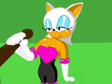 rouge the bat handjob by gerbillo_aea