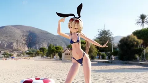 Shimakaze - Tell Me Answer [MMD] Nimo