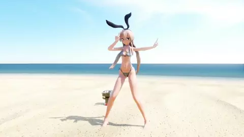 Shimakaze - You Too! [MMD] Nimo