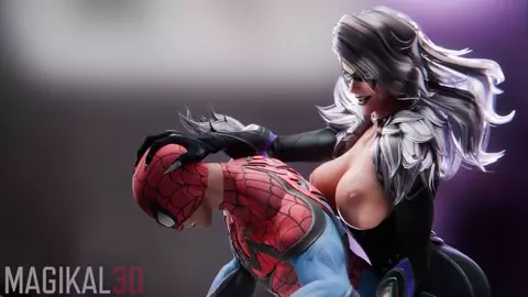 Black Cat is stealing something from Peter