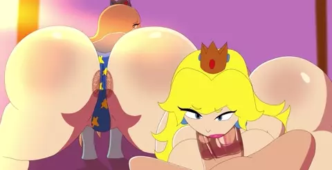 Peach And Rosalina Threesome (No Sound)