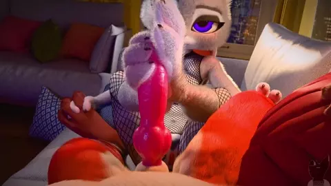 Judy Hopps Footjob Pov