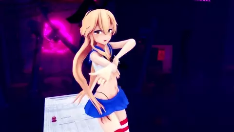 Shimakaze - Monitoring [MMD] Hamselvish