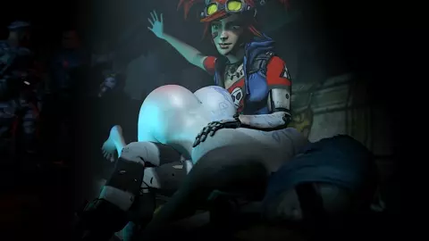 Maya spanked by Gaige