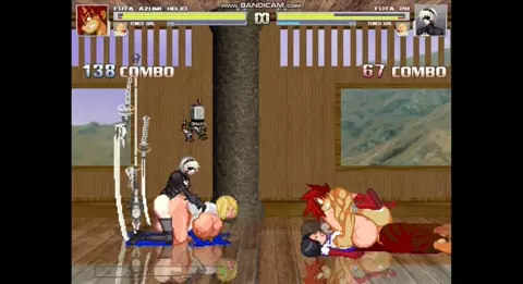 2B and Asumi fuck fuck Power Girl