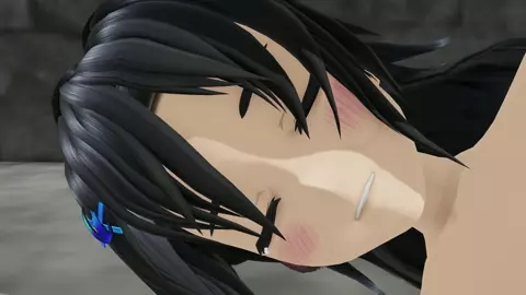 Hibiki Saiba in Perils of the Underworld Episode 2 Electrospanking MMD 4K