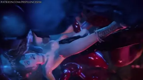 Rebecca Chambers caught by zombies [PestilenceSFM]