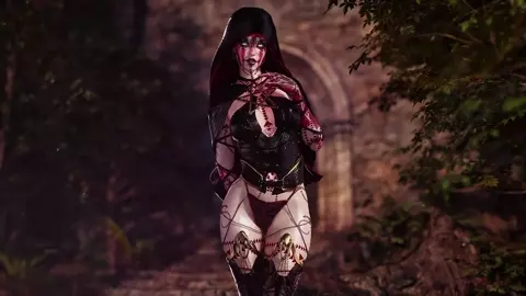 Countess In Crimson