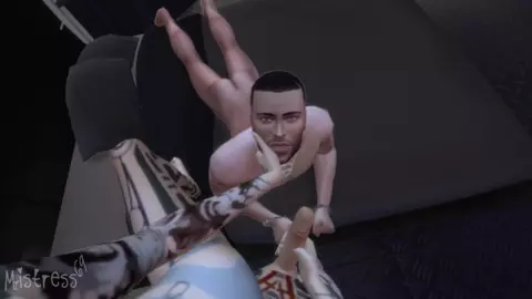 Commander John Shepard blows Jack # 1