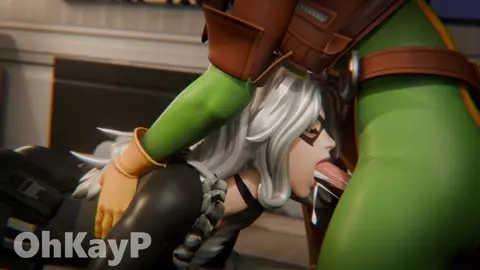 Rogue and Black Cat Fuckfuck