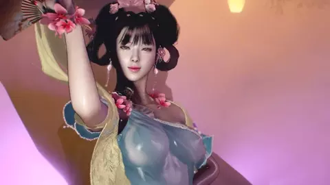 VAM - Wish of a Thousand Lantern (MMD HANFU)