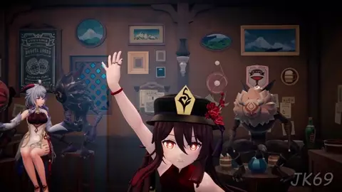 [R-18 MMD] Hu Tao and Ganyu Wife Sex Dance with Hilichurl and Mitachurl