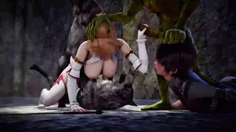 Yuuki Asuna Gangbang (Dog Version)