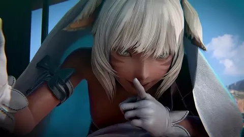 Y'shtola Yorha Cuddlinghump - Nude (InitialA) (Sounds + Upscaled)